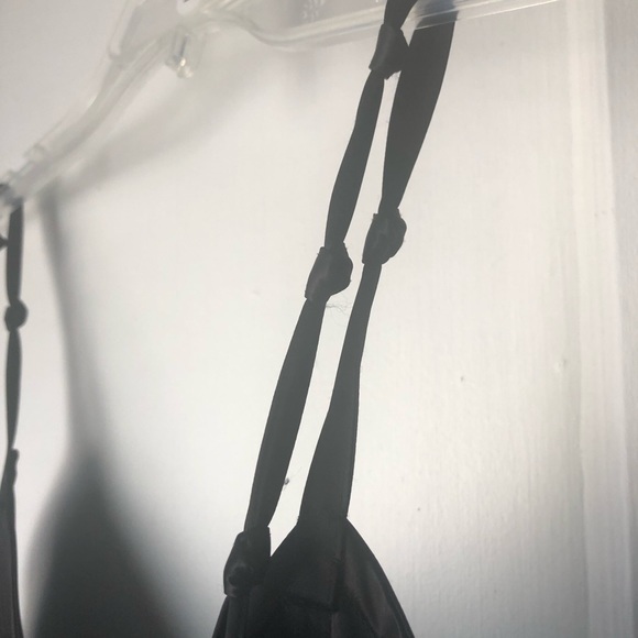 Helmut Lang Ruched V-Neck Slip Cocktail Dress - Picture 7 of 7